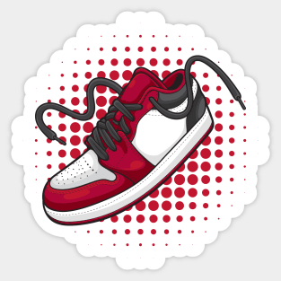 AJ 1 Reverse Black Toe Sneaker Sticker